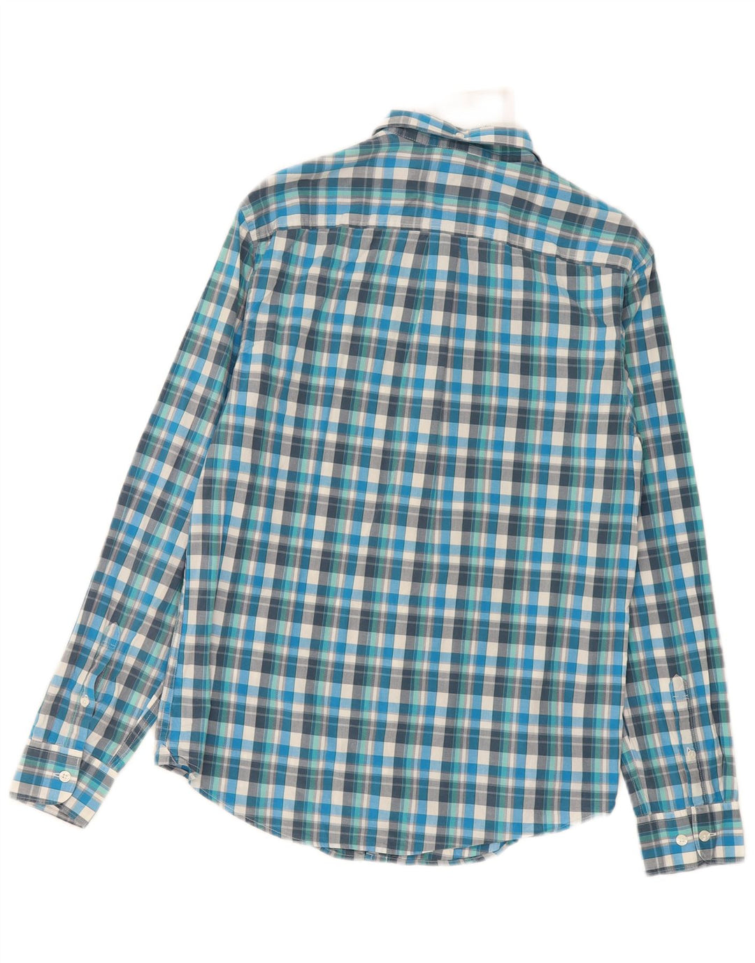 Camisa masculina Penguin Heritage Slim Fit xadrez azul médio