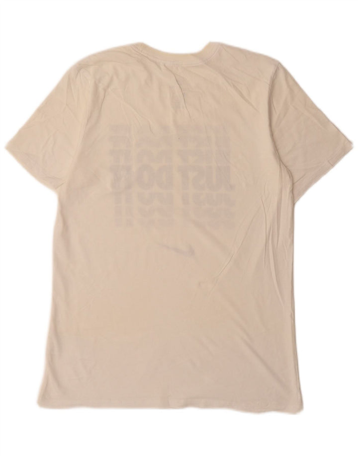 Camiseta Nike Masculina Athletic Cut Graphic Top Médio Off White Algodão