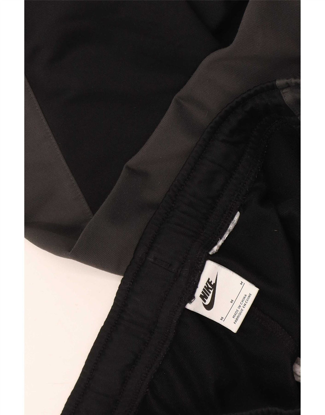 Nike masculino completo agasalho médio preto colorblock