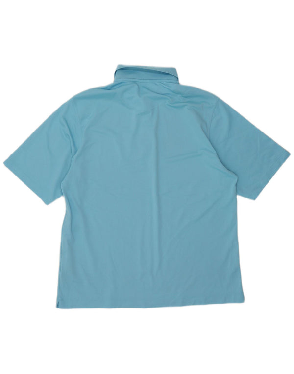Camisa polo masculina Nike UK 42/44 grande azul poliéster