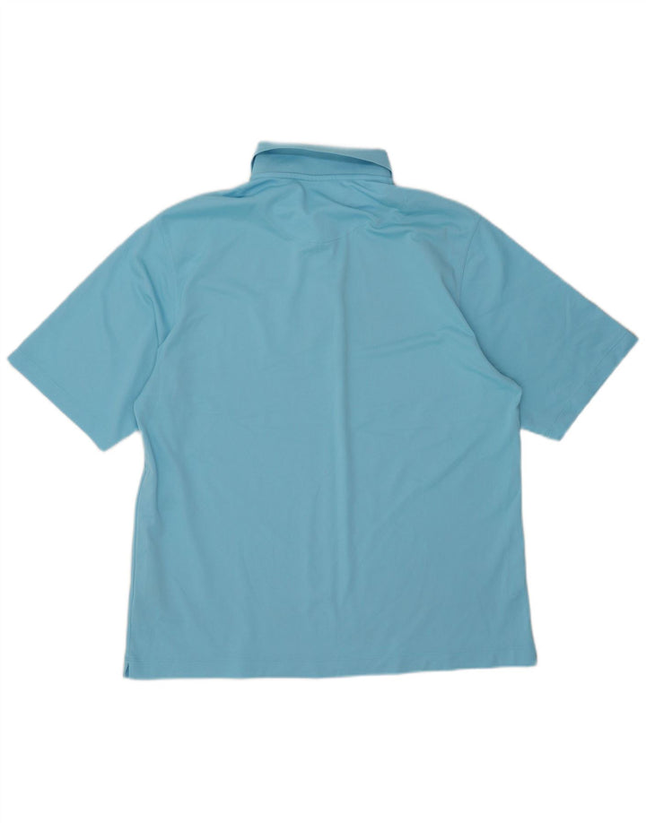 Camisa polo masculina Nike UK 42/44 grande azul poliéster