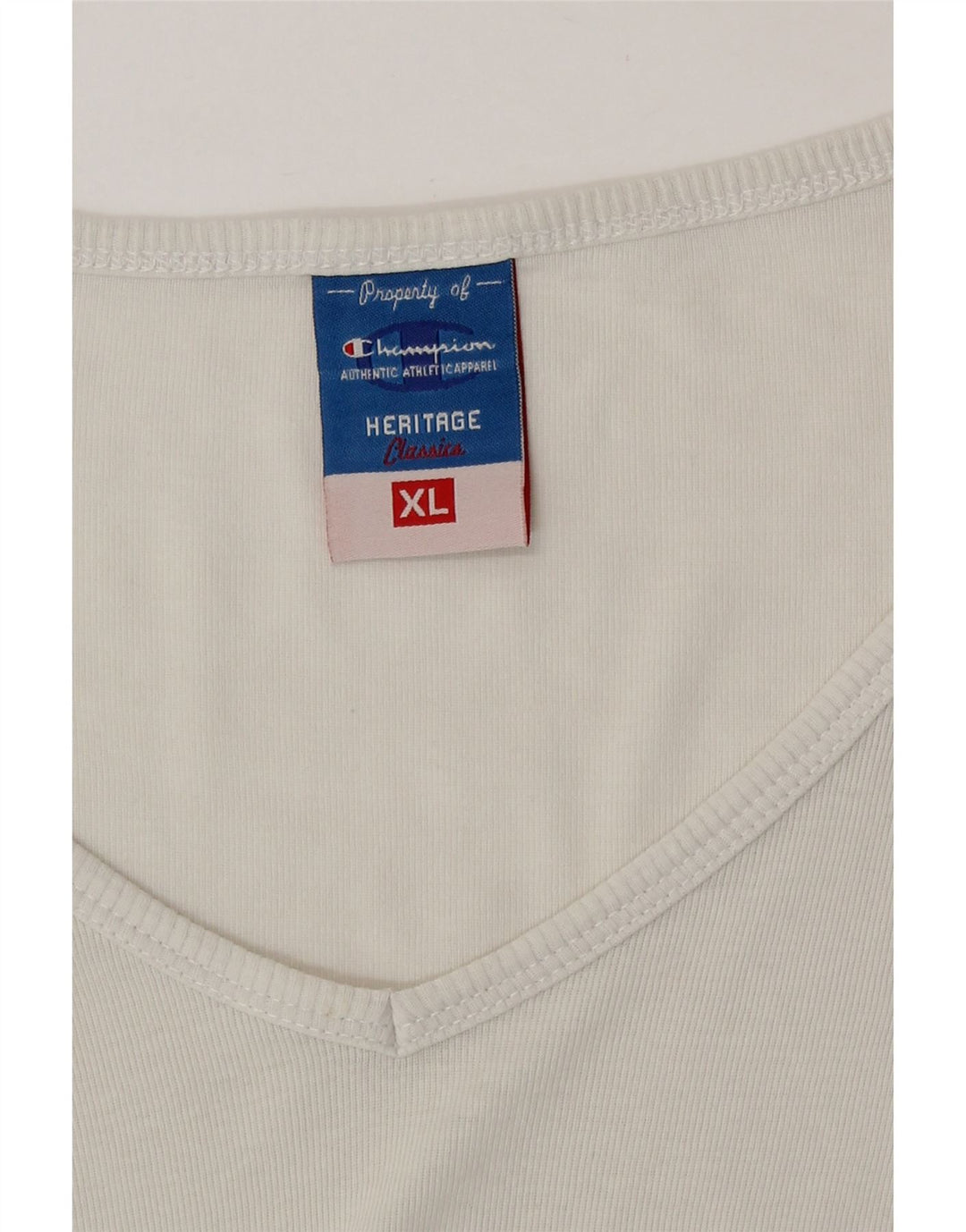 Camiseta feminina Champion Heritage Classics UK 18 XL branca