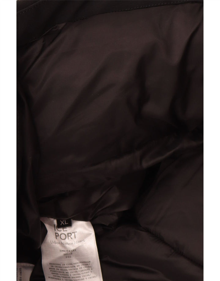 Casaco acolchoado feminino ICEPORT UK 18 XL preto