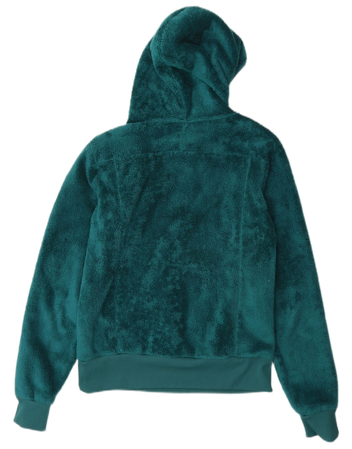 Jumper de lã com capuz feminino THE NORTH FACE Reino Unido 14 grande poliéster verde