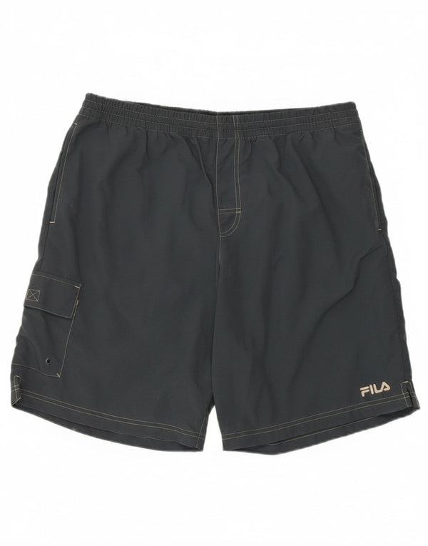 Fila Mens Sport Shorts XL Cinza Poliamida