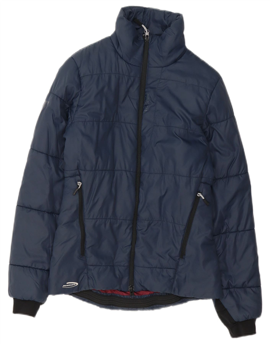 Jaqueta acolchoada feminina Musto UK 8 pequena poliamida azul marinho