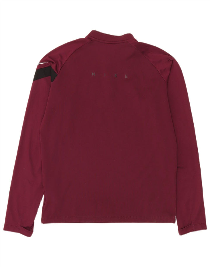 Nike Boys Dri Fit Graphic Pullover Treino Top 12-13 Anos Grande Borgonha