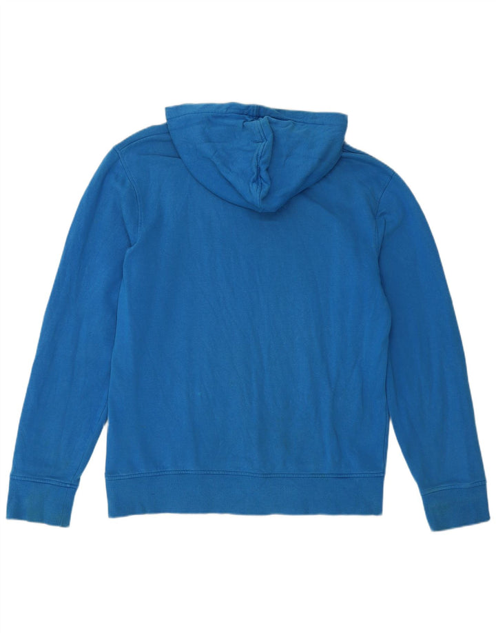 Jumper com capuz gráfico masculino JACK & JONES XL algodão azul