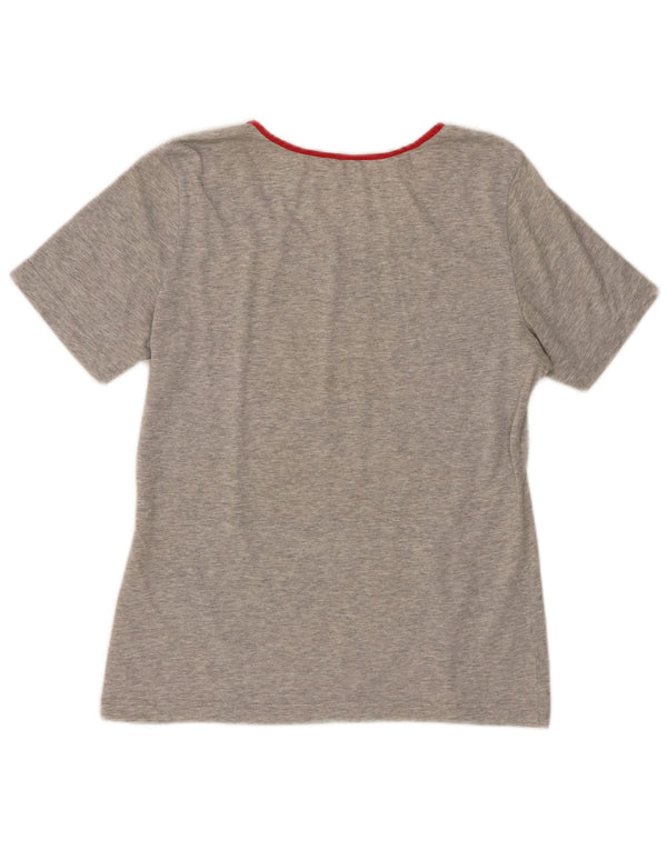 Camiseta Adidas Girls Climalite Graphic Top 13-14 Anos Cinza