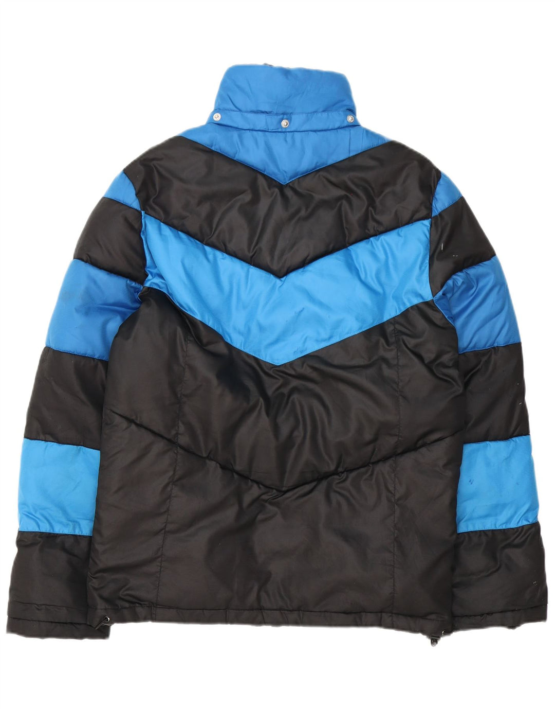 Jaqueta acolchoada masculina Hummel UK 38 poliéster colorblock preto médio