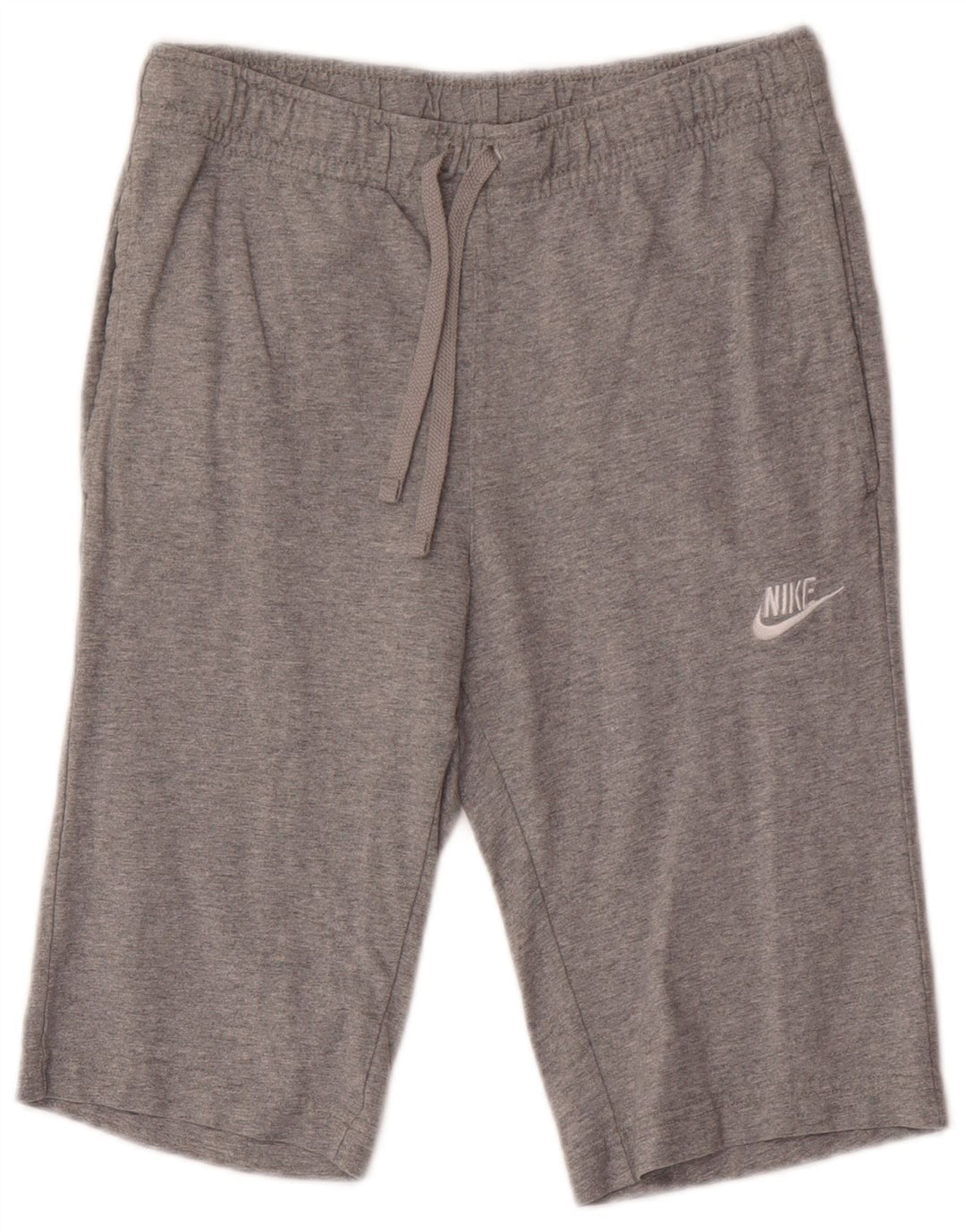 Nike Mens Sport Shorts Pequeno Algodão Cinza