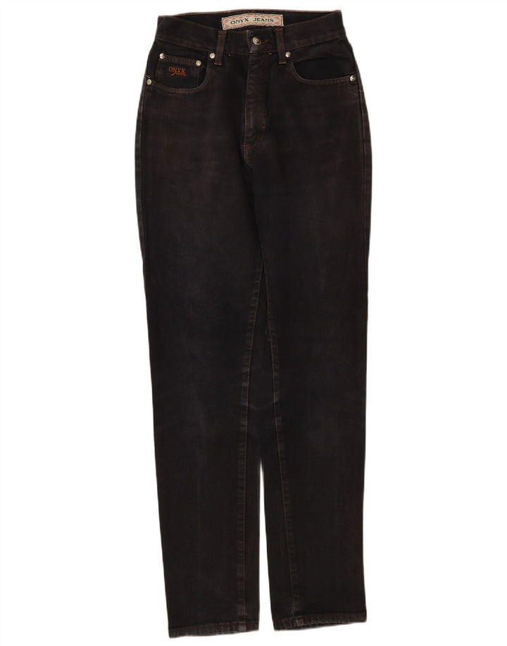 Calça jeans feminina Onyx W28 L31 algodão preto