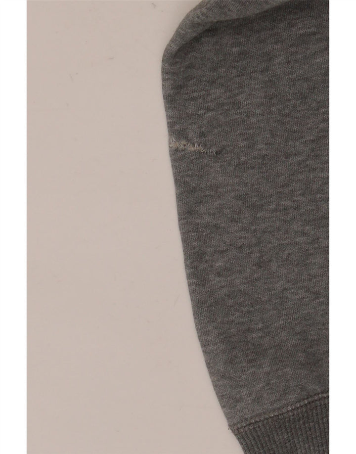 Puma masculino gráfico moletom com capuz cinza médio