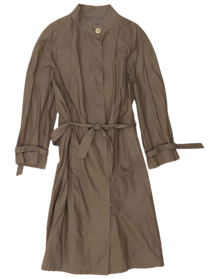 Trench Coat feminino VINTAGE UK 14 cinza médio