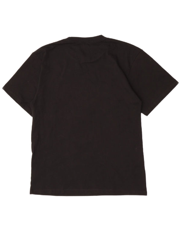 Camiseta masculina Karl Kani grande algodão preto