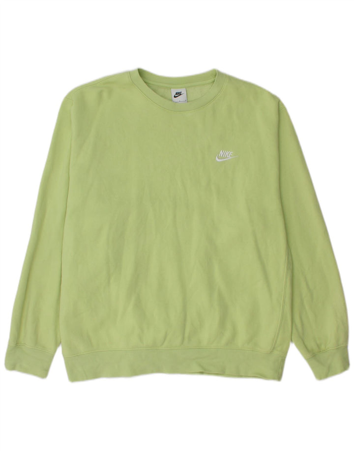 Moletom masculino NIKE Jumper grande algodão verde