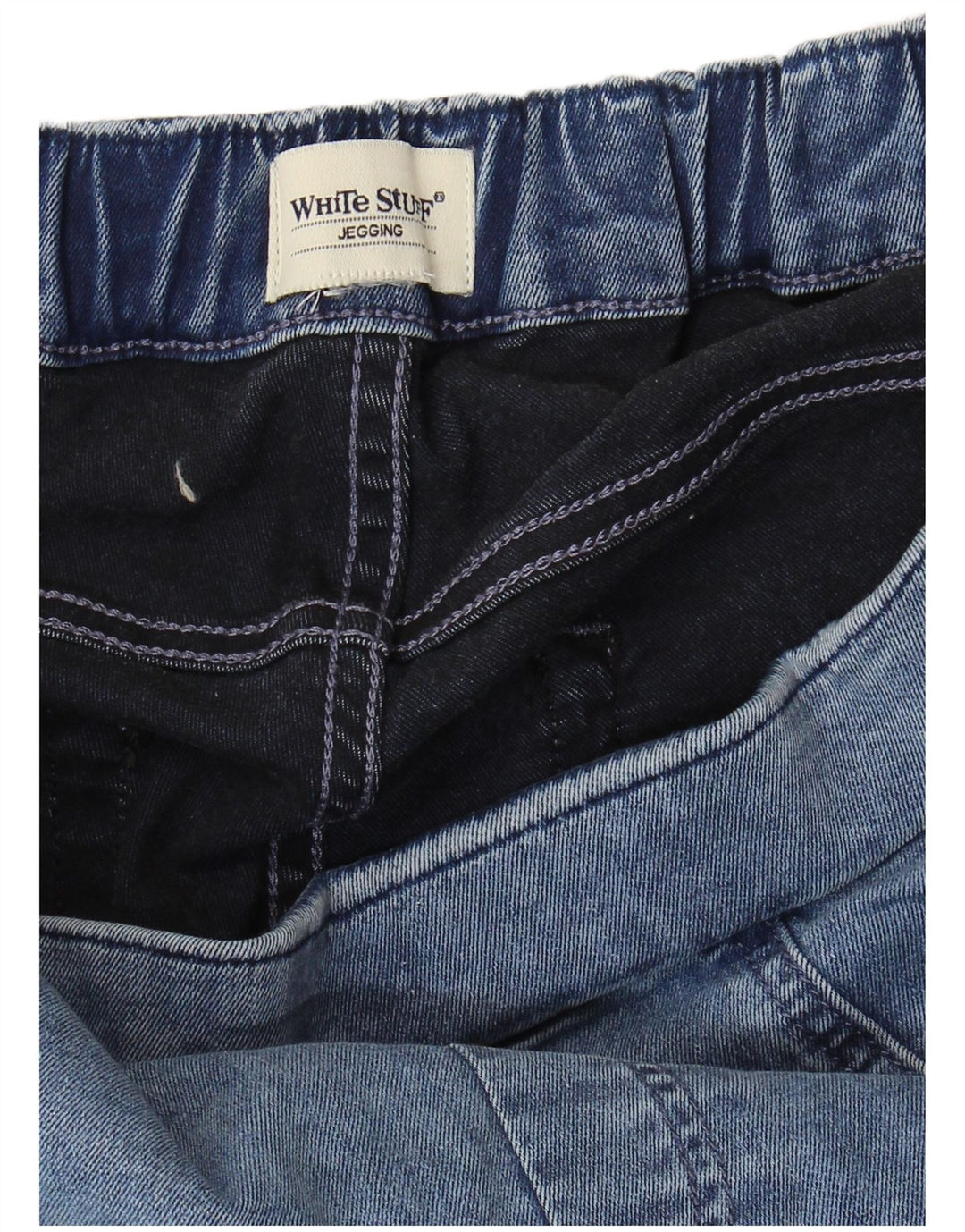 WHITE STUFF Feminino Jegging Jeans W32 L28 Azul