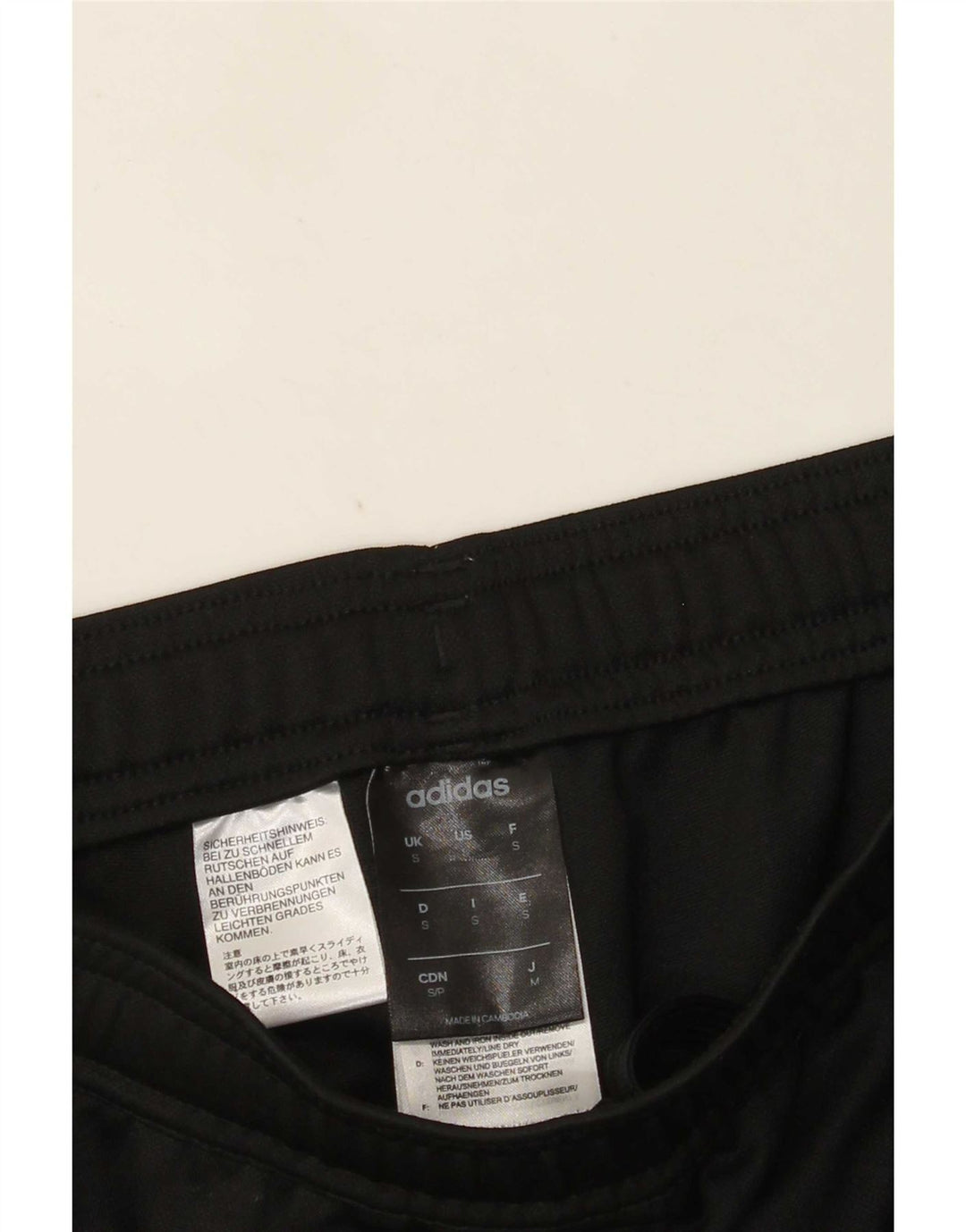 Calça Adidas Mens Climalite Treino Pequeno Poliéster Preto