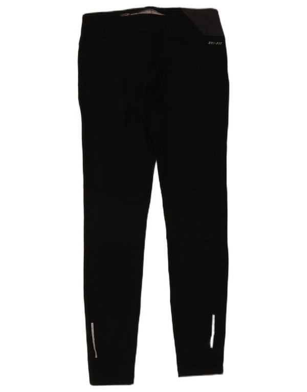 Leggings Nike Dri Fit UK 12 Médio Preto Colourblock Poliéster