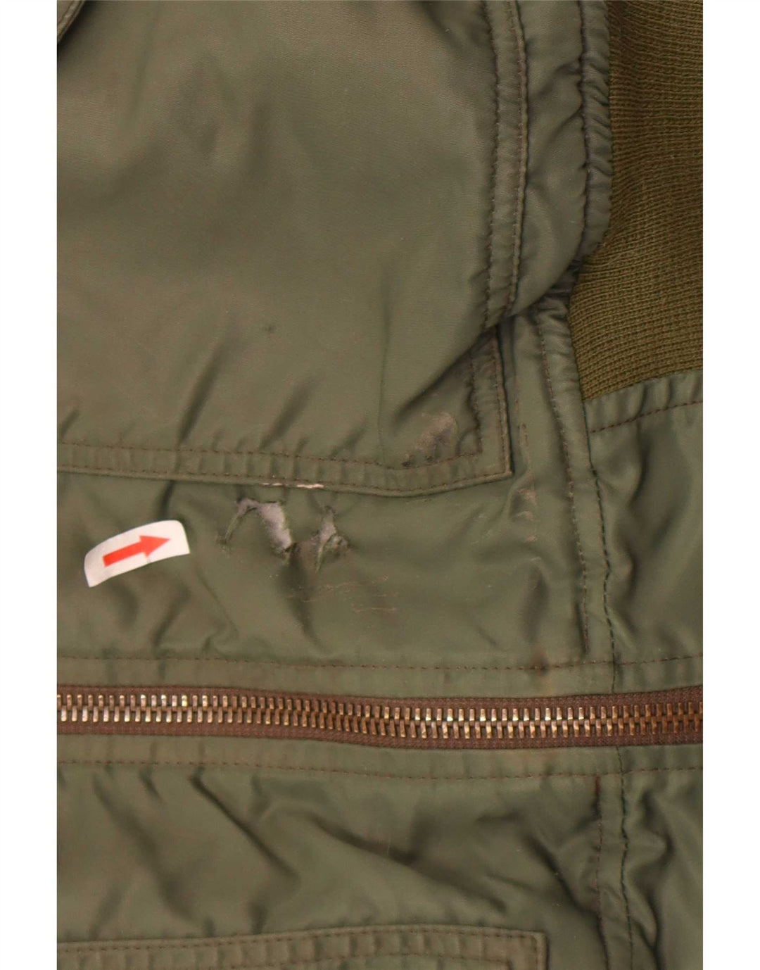 Jaqueta bomber masculina Carrera UK 40 grande cáqui colorblock poliamida