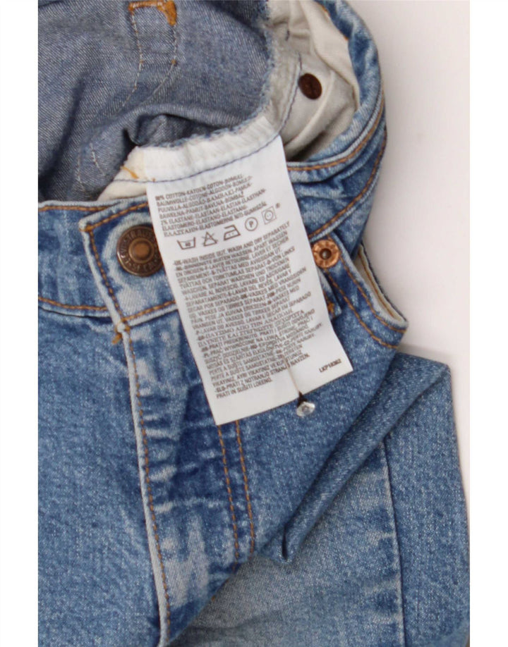 Calça jeans feminina Bootcut Levi's W30 L30 azul algodão