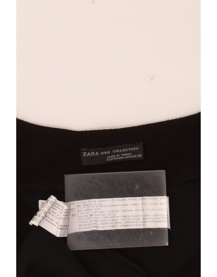 Blusa feminina ZARA UK 12 viscose preta média
