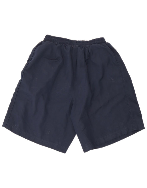 Shorts de natação masculino Umbro Graphic pequeno bloco colorido azul marinho