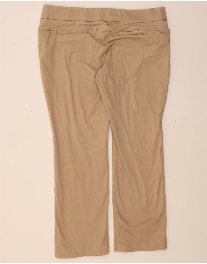 LEE Womens Natural Fit Straight Casual Trousers W40 L30 Beige Vintage Lee and Second-Hand Lee from Messina Hembry 