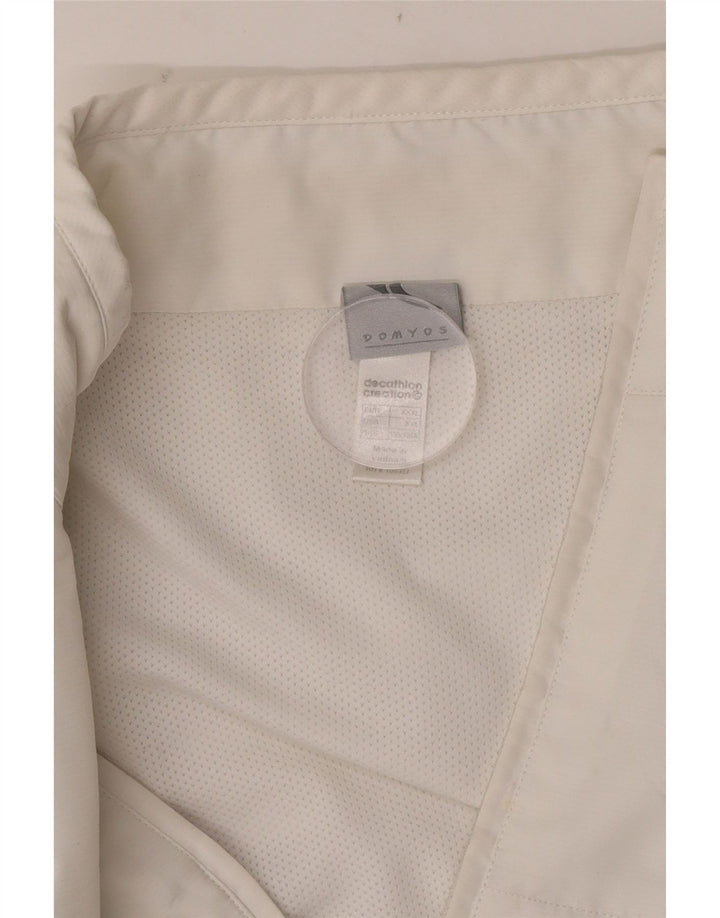 Domyos Fato de treino masculino Top Jacket 2XL Poliéster Colourblock branco
