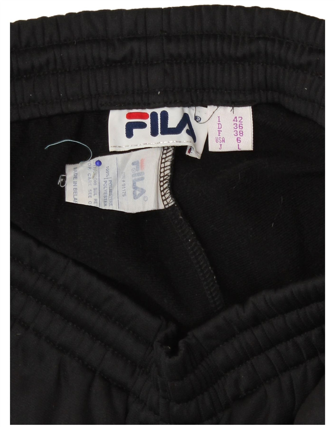 Calça feminina Fila Graphic Tracksuit IT 42 Medium Black Colourblock