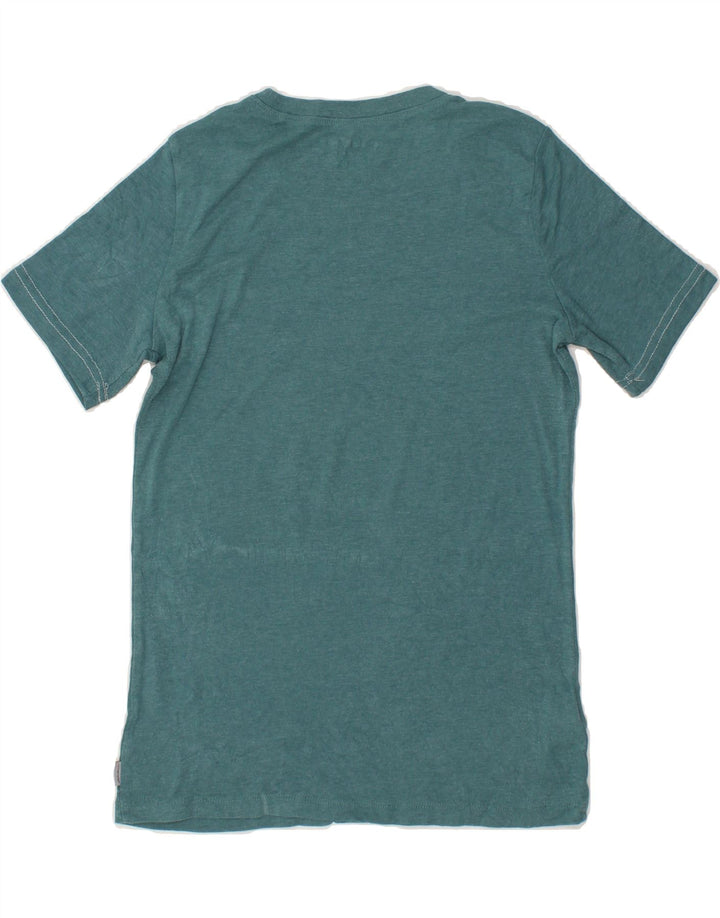 EDDIE BAUER Womens T-Shirt Top UK 14 Large Green Cotton Vintage Eddie Bauer and Second-Hand Eddie Bauer from Messina Hembry 