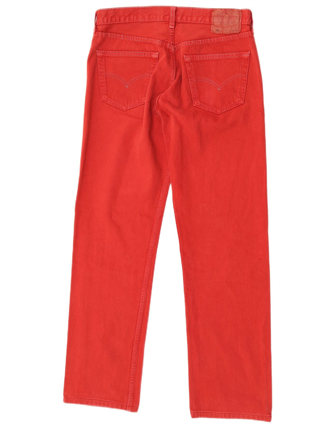 Jeans Levi's 501 Straight Masculino W34 L32 Algodão Vermelho