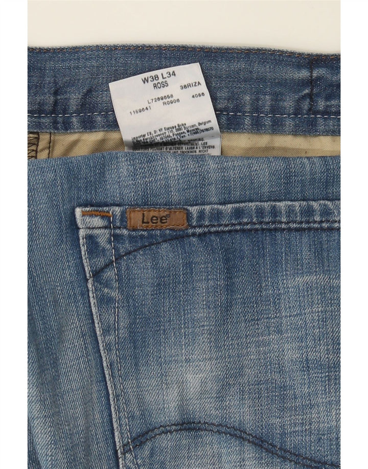 LEE Mens Ross Straight Jeans  W38 L30 Blue Cotton Vintage Lee and Second-Hand Lee from Messina Hembry 