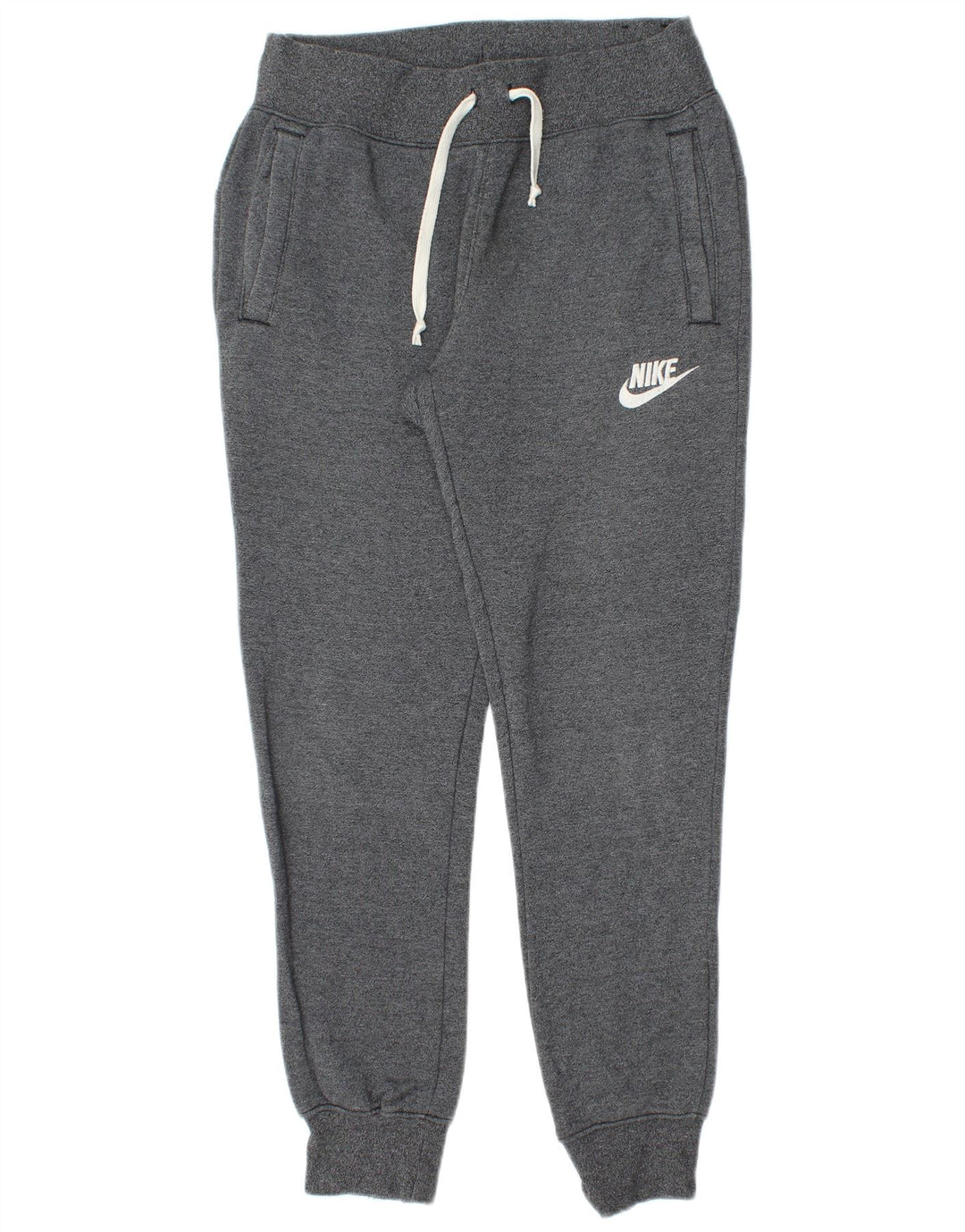 Calça de treino masculina Nike joggers pequeno algodão cinza