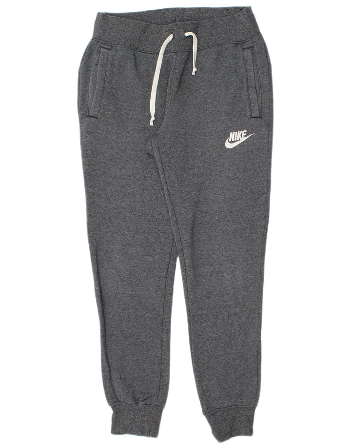 Calça de treino masculina Nike joggers pequeno algodão cinza