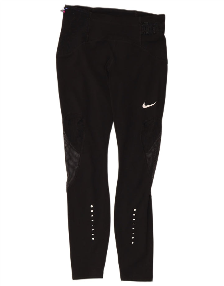 Leggings Nike Dri Fit Femininas UK 8 Pequenas Poliéster Preto