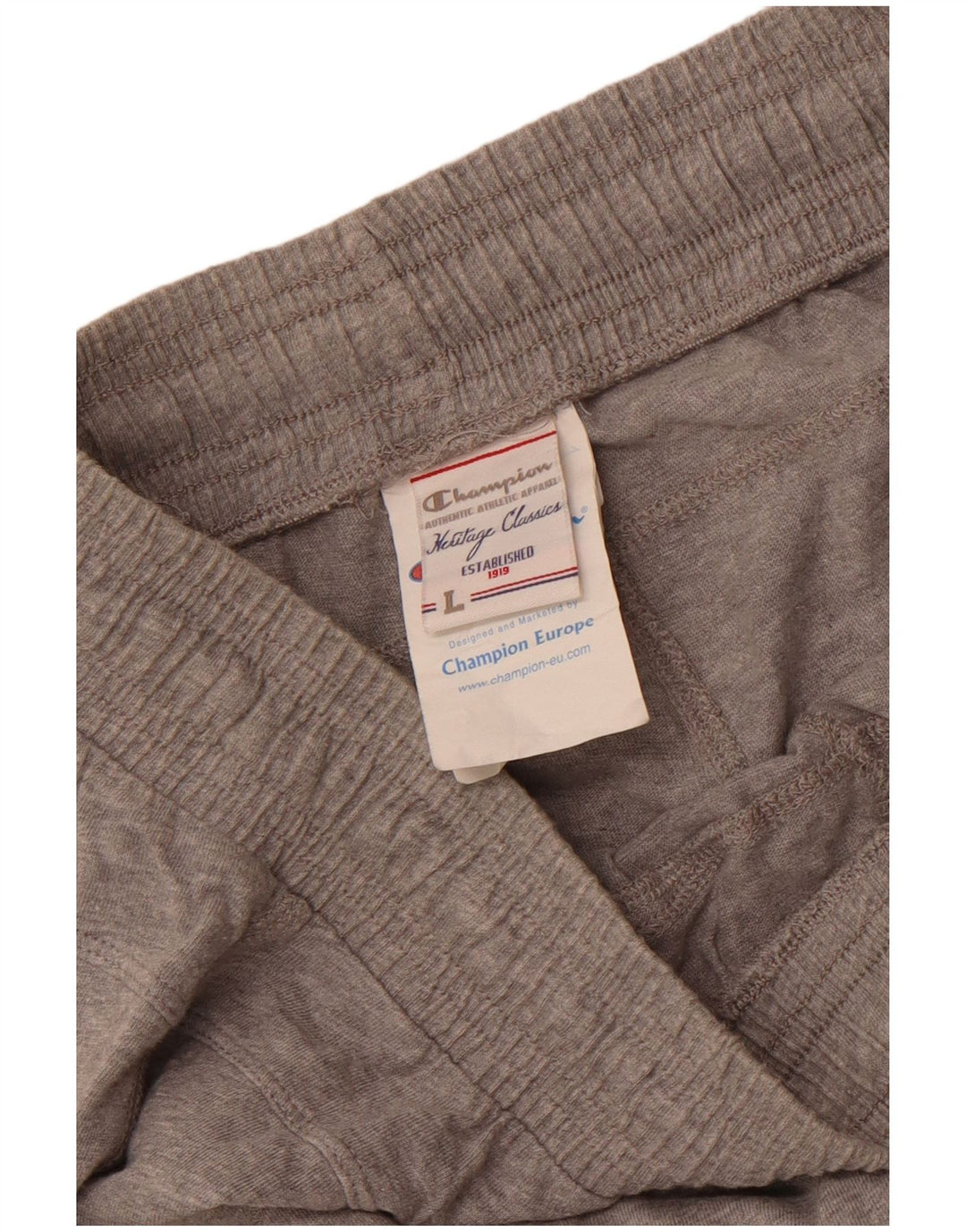 Bermuda esportiva feminina Champion Heritage Classics UK 14 grande cinza