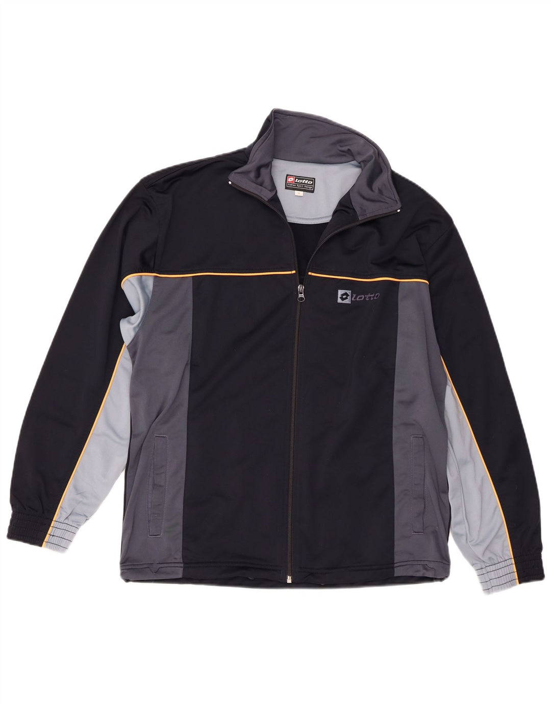 Lotto Mens Treino Top Jaqueta Médio Azul Marinho Colorblock Sports