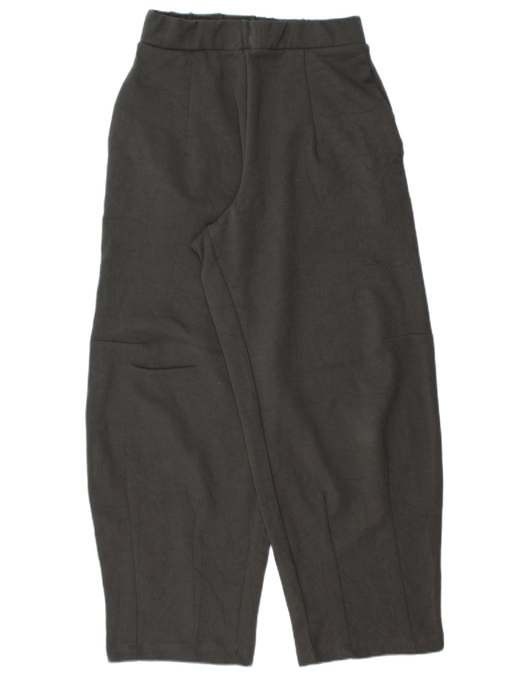 Calça de treino feminina Zara UK 10 pequeno algodão cinza