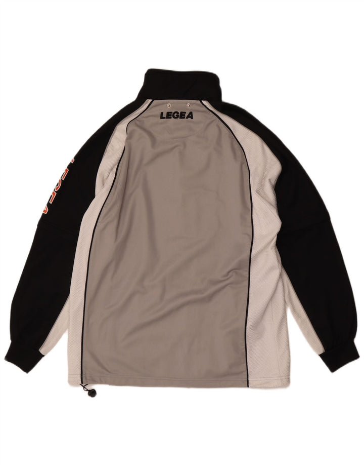 Legea Mens Graphic Tracksuit Top Jacket Médio Cinza Colourblock Poliéster