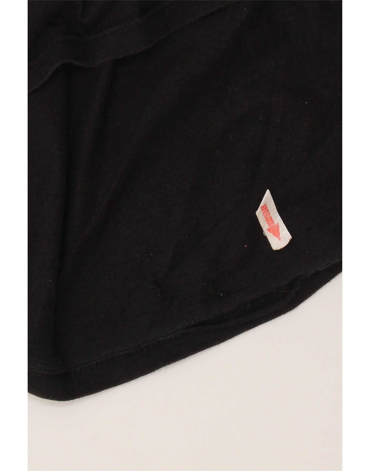 Camiseta gráfica masculina Harley grande algodão preto