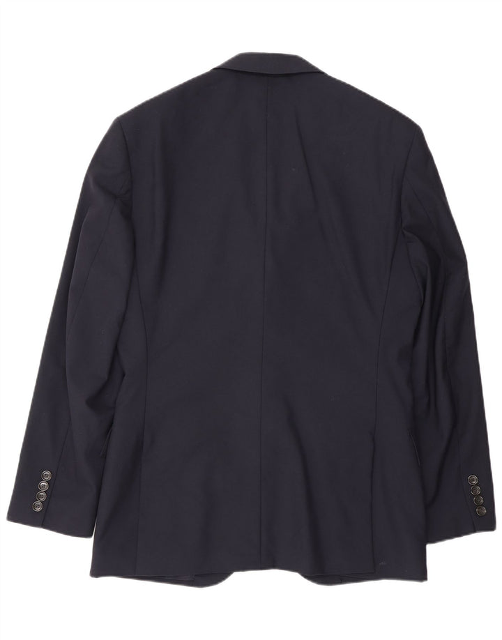 J. Crew Jaqueta masculina Ludlow 2 botões Blazer Reino Unido 38 médio azul marinho nylon