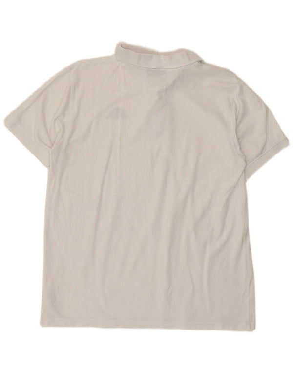 Camisa polo masculina Kappa médio algodão branco