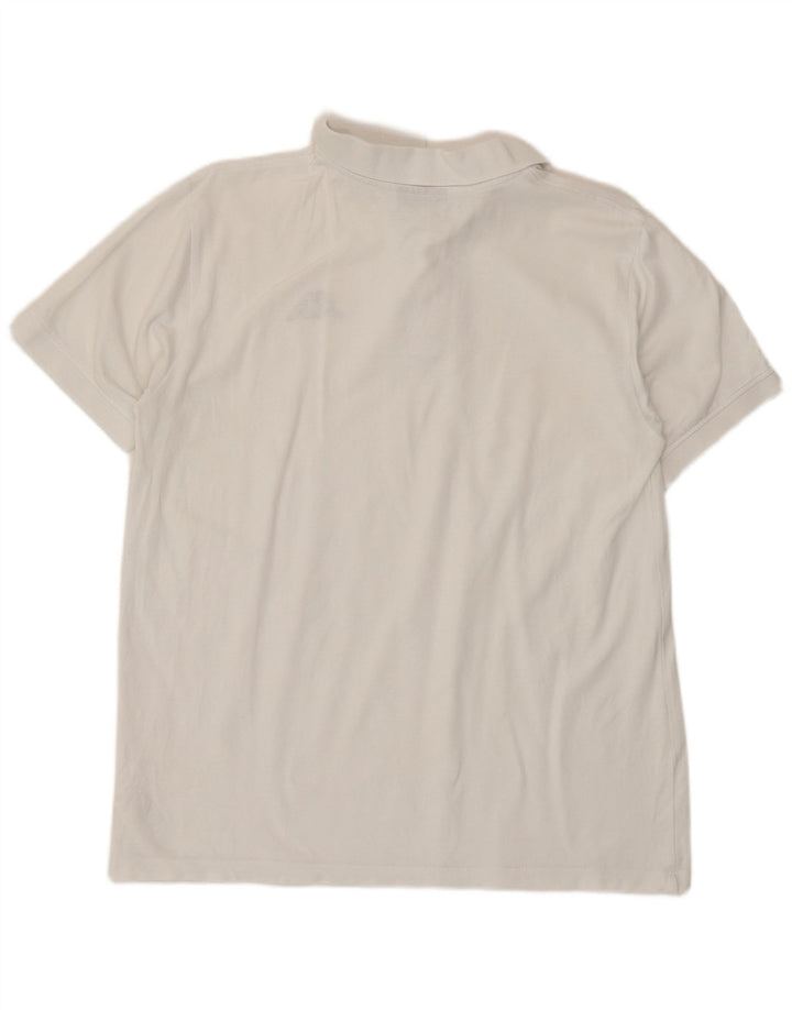 Camisa polo masculina Kappa médio algodão branco