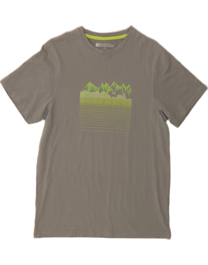 MOUNTAIN WAREHOUSE Mens Graphic T-Shirt Top Small Grey Vintage Mountain Warehouse and Second-Hand Mountain Warehouse from Messina Hembry 