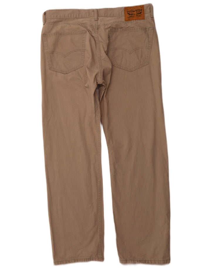 LEVI'S Masculino 501 Straight Jeans W36 L30 Algodão Bege