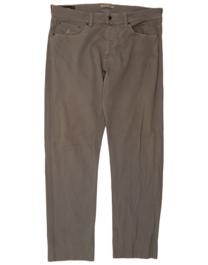 Marlboro Classics Masculino Regular Slim Fit Calça Casual W34 L34 Cinza