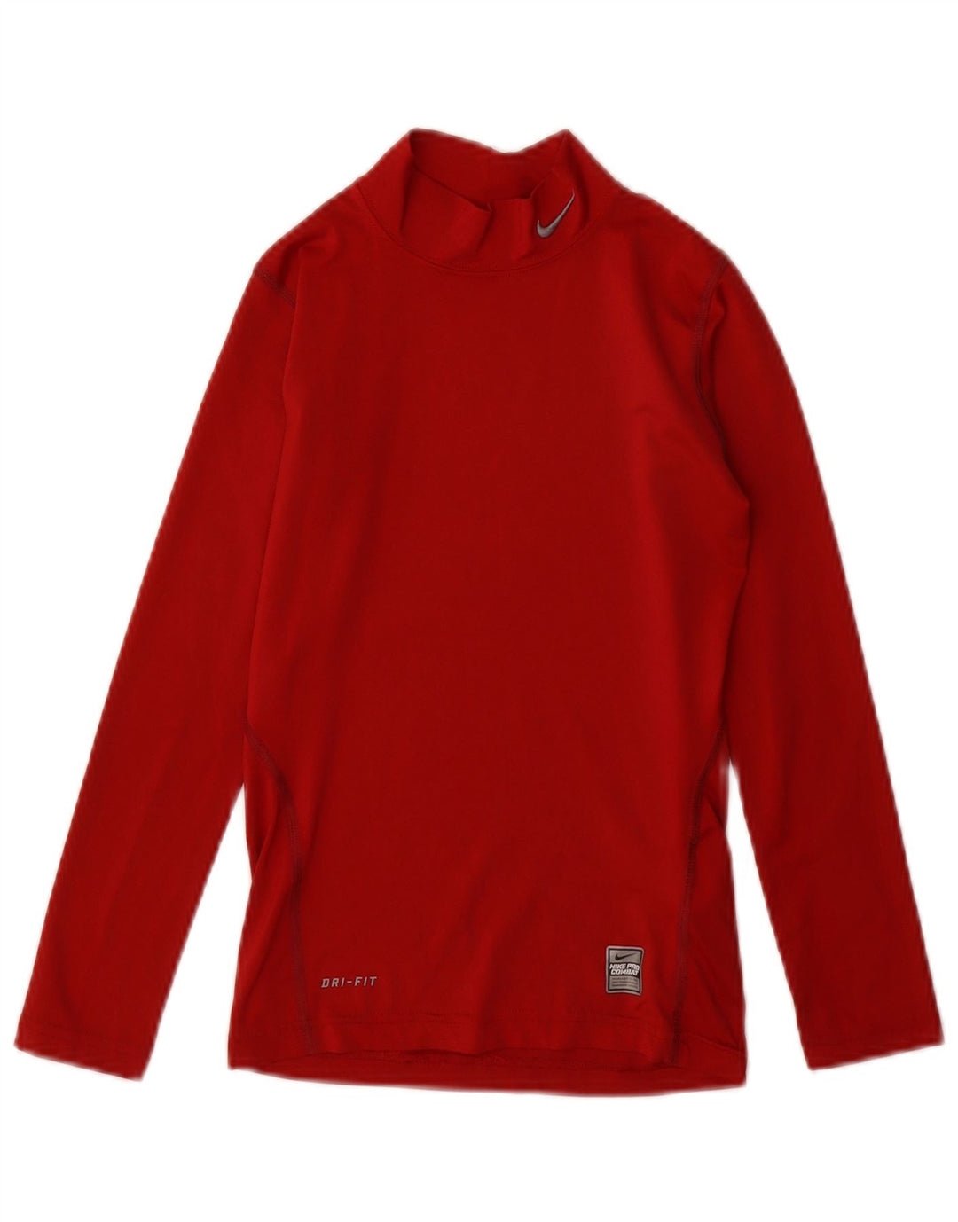 Nike Girls Dri Fit Top Manga Comprida 10-11 Anos Médio Borgonha Poliéster