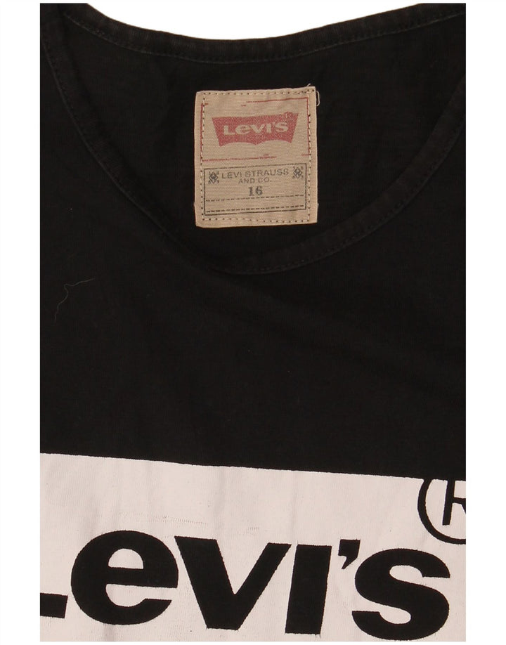Top Levi's Boys Graphic T-Shirt 15-16 Anos Preto