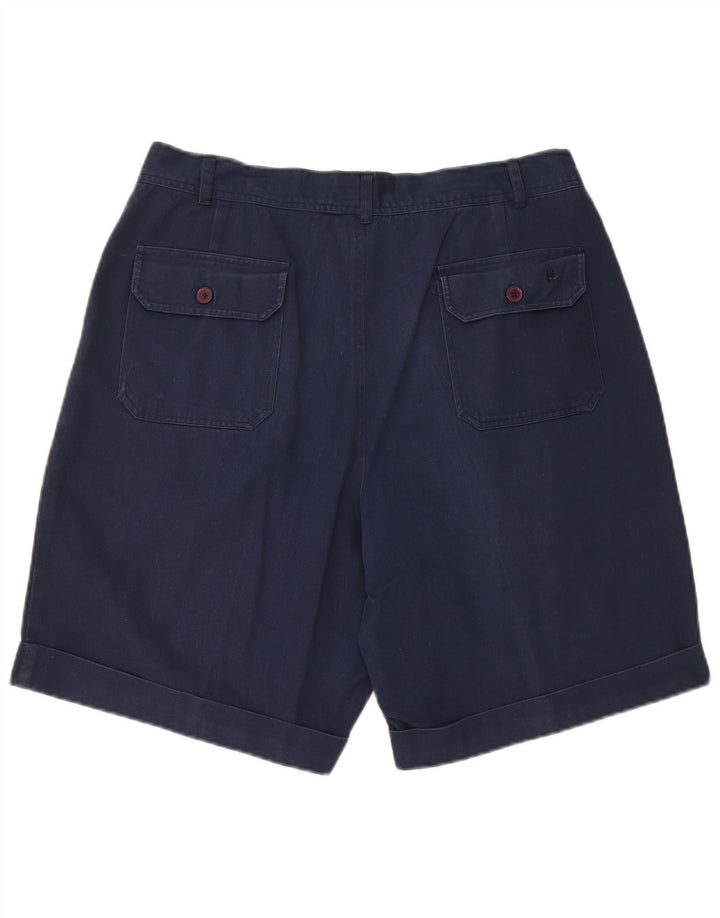 CONTE OF FLORENCE Masculino Pegged Chino Shorts IT 48 Médio W32 Azul Marinho